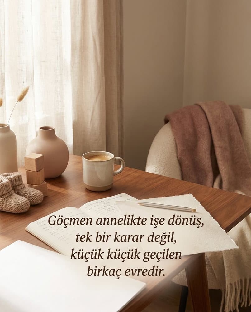 Göçmen annelikte işe dönüş, çoğu zaman dışarıdan göründüğü