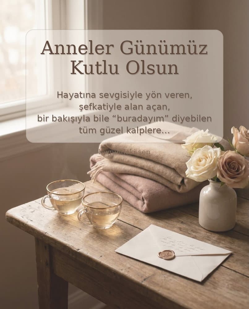 Bugün, içindeki sevgiyi büyüten, koruyan, kollayan, emek veren